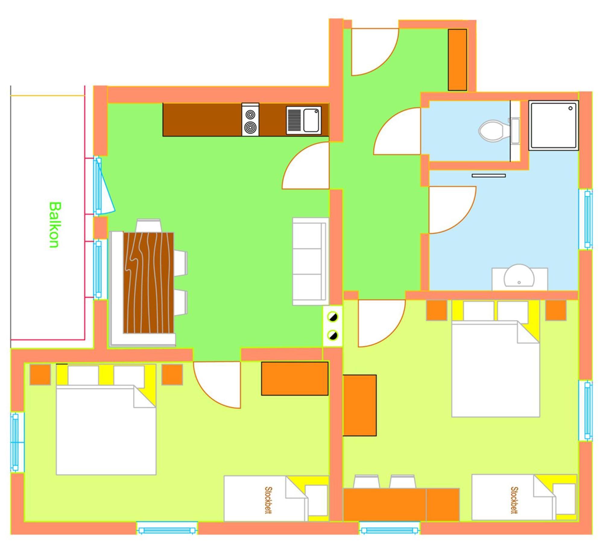 לינה וארוחת בוקר סנט גאורגן אוב מוראו Haus Ofner Am Kreischberg חדר תמונה